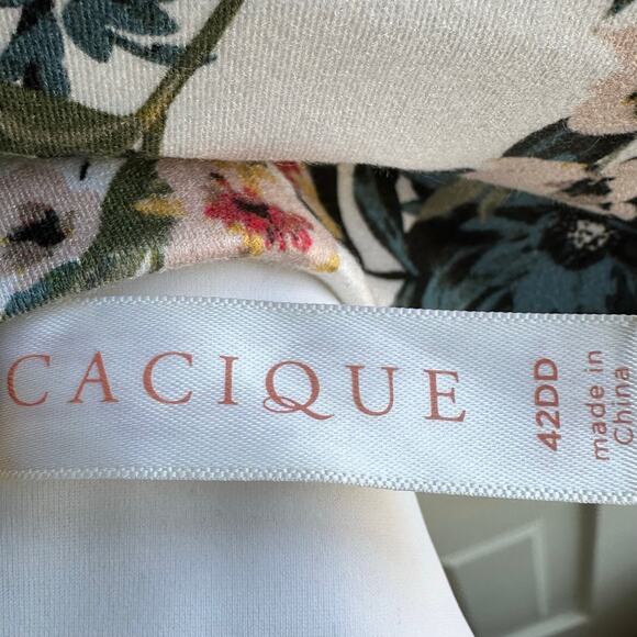 Cacique Lightly Lined Floral Balconette Bra - Picture 6 of 7